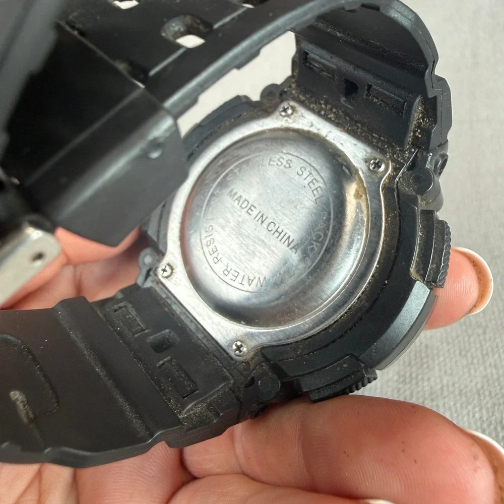 Steeltime C-Sport Digital Watch Mens OS Black Green 6865 Water Resist Tactical
